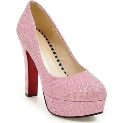 2018 early spring new ultra high heel joker dress size 32-43 yards female bride shoes 1826