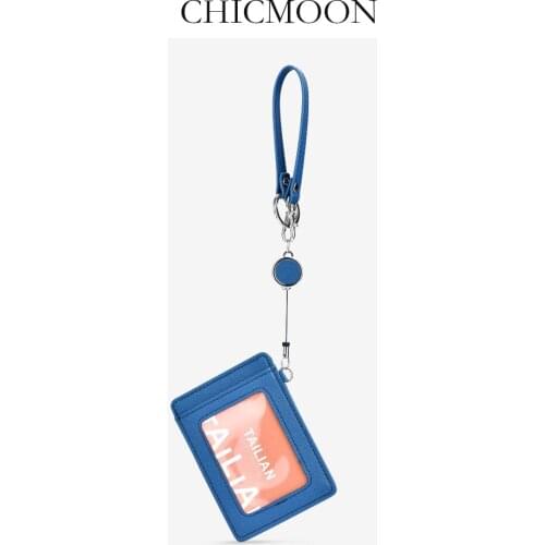 Brand Adjustable Office ID Card Holders Women Business Credit Card Holder Wallet Small Female Key Wallet Mini Coin Purse Pocket