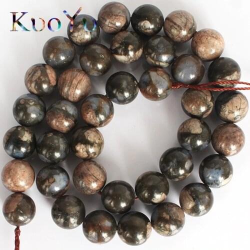 Natural Stone Beads Brown Jaspers Round Loose Beads For Jewelry Making Strand 15"6mm 8mm 10mm Diy Bracelets Necklace wholesale
