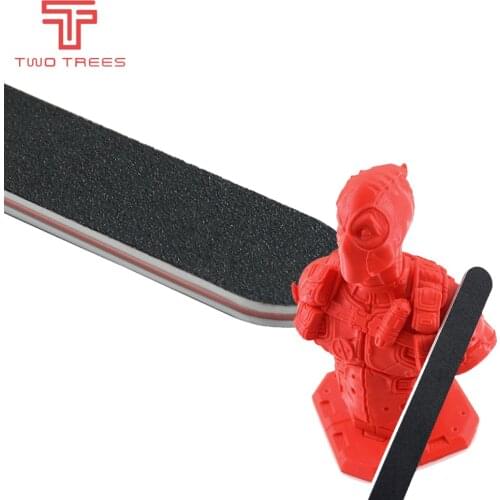3D Printer Parts 3D model manual mold double-sided polishing rod sandpaper polishing tool for Ender 3 Sapphire pro Bluer