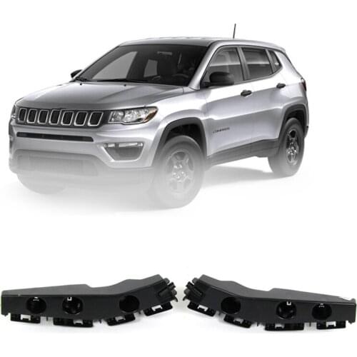 For 2011-2017 Jeep Compass 5182596AB 5182597AB Front Bumper Support Spacer Retainer Brackets LH RH
