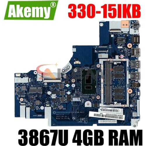For Lenovo 330-15IKB laptop motherboard NM-B451 with CPU 3867U 4GB RAM DDR4 FRU 5B20T83426 100% Fully Tested