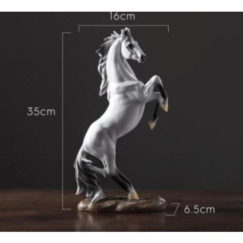 Animal Europe type household handicraft restores ancient ways creative office to invite wealth horse piece home decoration