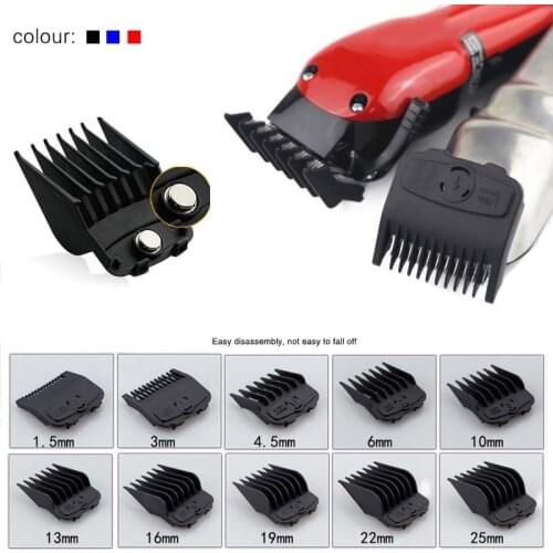 Electric clippers Limit comb 1.5/3/4.5/6/10/13/16/19/22/25mm oil head magnetic calipers hair clippers Universal Positioning comb