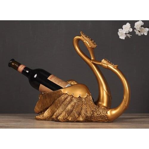 European Swan Vineyard Decorations Creative Home Wine Holder Wedding Gifts Modern Pets