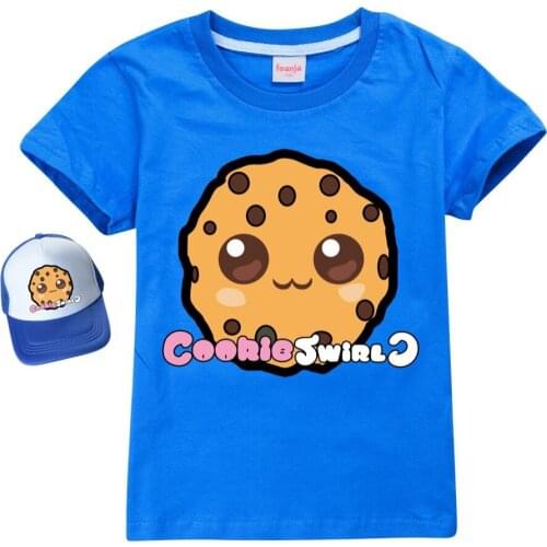 COOKIE SWIRL C T Shirt Boys Graphic Tee Summer Girls Tops 3D Cartoon Printed Pullovers Leisure Fashion Shirt Childrens Clothing