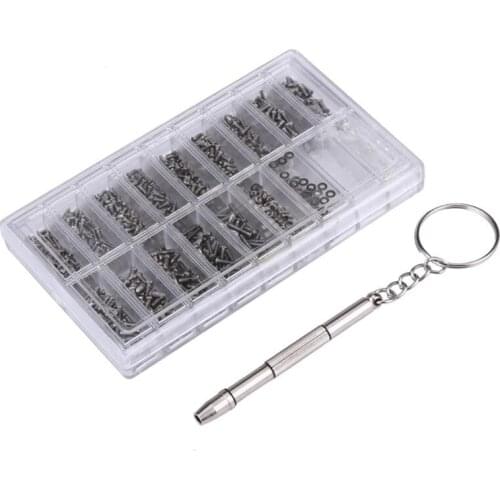 Sunglasses Glasses Repair Tool, Stainless Steel Screws And Nose Pads,Tweezers With Screwdriver, For Watch Glasses Repair