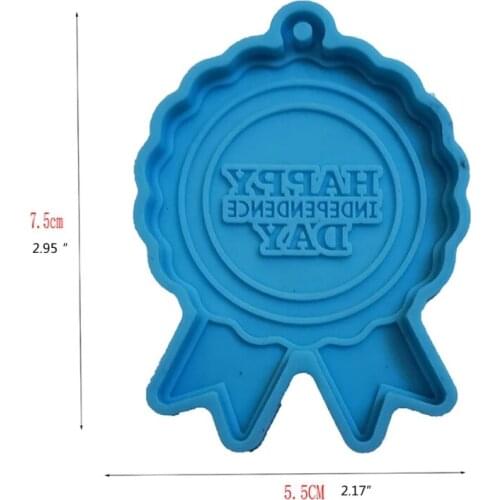 J60E U.S. National Emblem Keychain Epoxy Resin Mold Earrings Necklace Silicone Mould