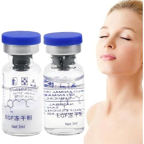 EGF Lyophilized Powder With Lysozyme Liquid Hyaluronic Acid For Females Face Shrink Pores Anti Ageing Wrinkles Whitening Powder