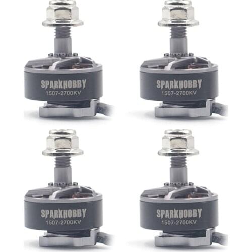 4PCS NEW 1507 2700/3750KV 3inch Brushles Motor 2-4S Lipo 5mm Shaft 12x12mm High Quality RC FPV Quadcopter Drone Multicopter