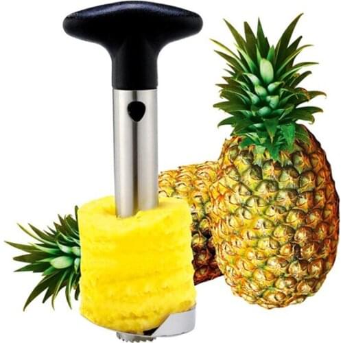 Hot New Kitchen Useful Mum Tool Stainless Steel Fruit Pineapple Corer Peeler Parer Slicer Cutter 301-0406-1