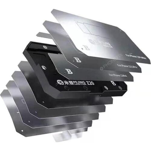 MJ Z20 Planting Platform For iphone X-xs max-11-12 Pro Max Motherboard BGA Reballing Stencil Fixture Positioning Welding Repair