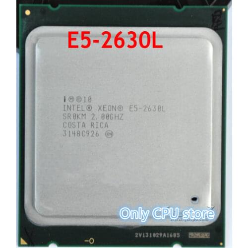Intel xeon E5-2630L e5 2630L 2.0GHz LGA2011 socket 6-Core Intel server processor E5 2630L CPU