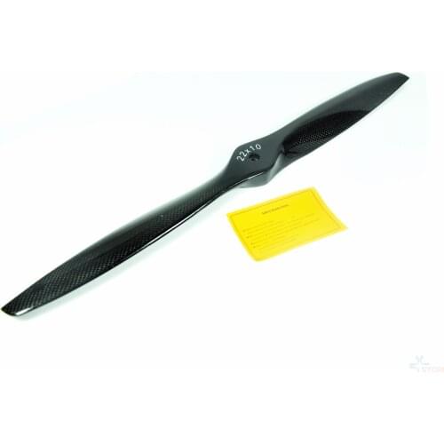 Carbon Fiber CF Propeller 22x10 Prop for DLE EME 35-60CC RC Fixed Wing Gasoline Engine Airplane