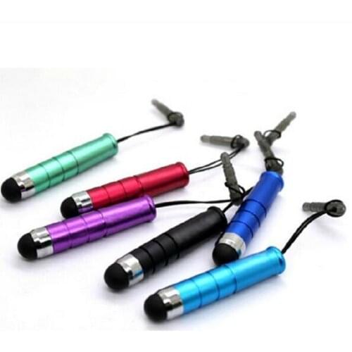 50pcs/lot Mini Stylus Touch Pen with plastic material capacitive touch pen for mobile phone tablet PC