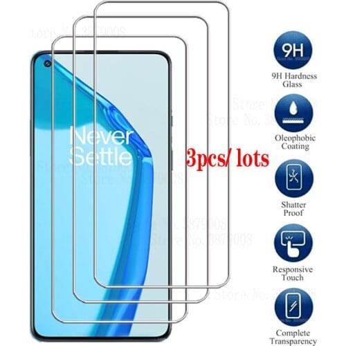 Tempered Glass Film Screen Protector For Oneplus 9r 9R 9 R R9 Phone Front Case Cover Protector 3pcs Safty glass 1+9 ONE PLUS 9R