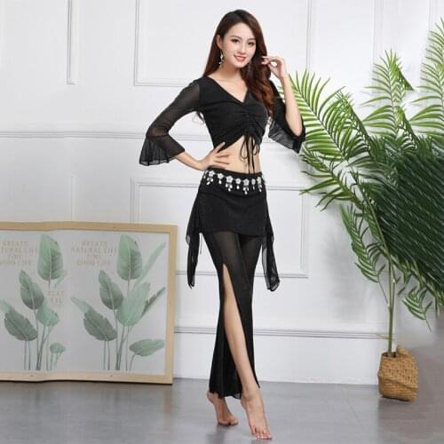Fashion Belly Dance Costume Women Bollywood Belly-dance Practice Dancewear Gypsy Rave Outfit Oriental Performance Clothes DC3964