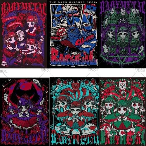 Macabre Art Rock Band Heavy Metal Music Canvas Painting Wall Pictures for Living Room Decor CuadrosHome Decoration BABYMETAL