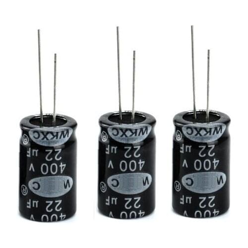 10 pcs Electrolytic Capacitors 400V 22UF 13X21MM Aluminum Electrolytic Capacitor