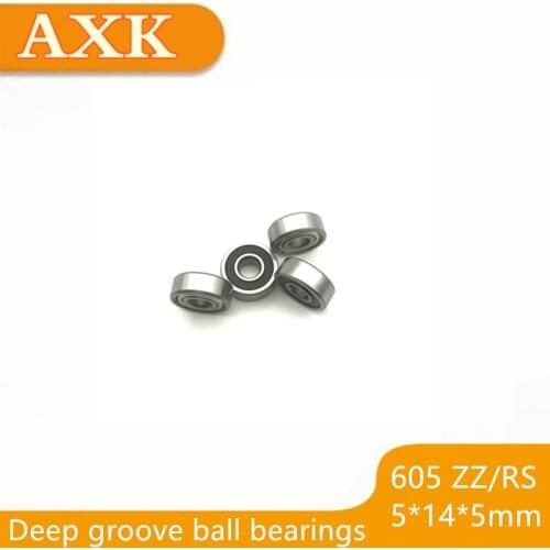 2021 10pcs/lot 605 605zz 605rs 605-2z 605z 605-2rs Zz Rs Rz 2rz Deep Groove Ball Bearings 5 X 14 5mm Abec-5 For Toy/machine