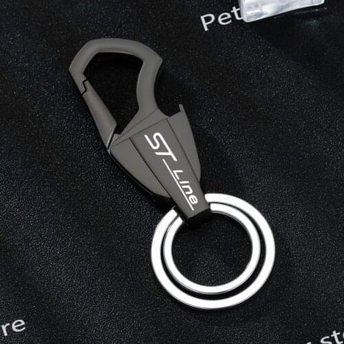 2021 New Beer Bottle Opener Keychain Fashion Zinc Alloy car Multi-function KeyRing for Ford Focus mk2 st Vignale st-line v2 v3