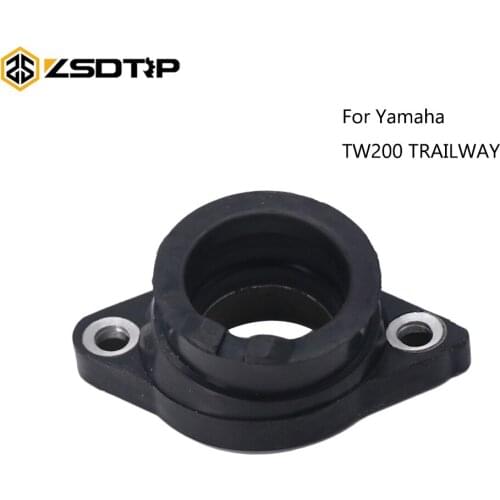 ZSDTRP Carburetor Adapter Joint Boots Holder Connecting Pipe Intake Manifold Boots For Yamaha TW200 TRAILWAY 1987-2010