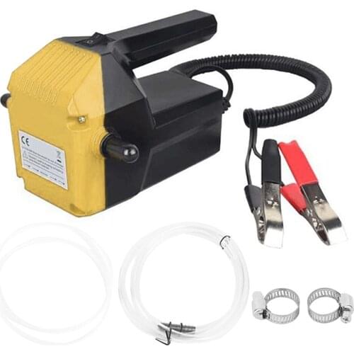 60W Car Exchange Fuel Transfer Suction Pump with Tube Car Engine Oil Pump Electric Auto Oil Fluid Sump Extractor Scavenge