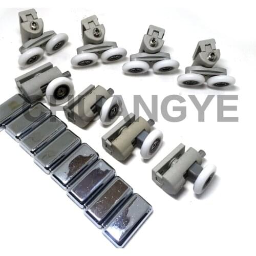 25mm Dia. 5.5mm Width Wheel Partiality Pulley Shower Door Roller Runner