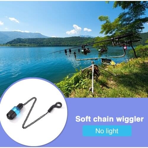 Swing Indicator Outdoor No Light Pole Bite Carp Fishing Alarms Sling Soft Chain for Outdoor Fishing Portable Accessories