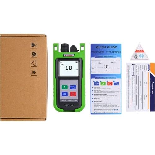 KOMSHINE KPV-53 Fiber Optical Power Meter -70 to +3dBm 10mw 5km Fiber Optic Cable Tester Visual Fault Locator FTTH Tester Tool
