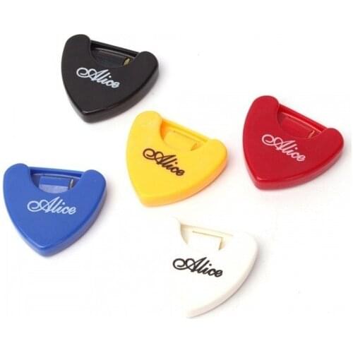 Hot Sell Alice Plactic Triangle Shape Sticky Guitar Pick Plectrum Holder/Cases/Container picks guitar pickups guitar pick holder