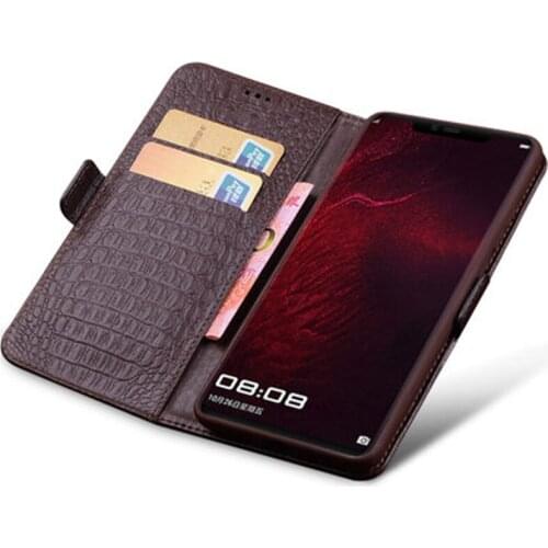 Multi-function Flip Case for Samsung Galaxy Fold Case Luxury Genuine Leather Phone Skin Wallet with Card Slots for Galaxy Fold