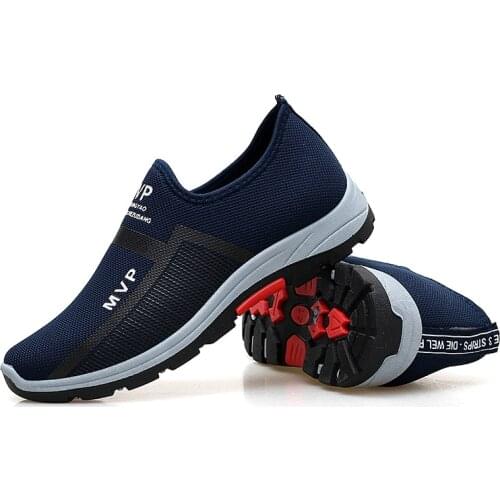 New Summer Mesh Men Shoes Lightweight Sneakers Men Fashion Casual Walking Shoes Breathable Slip on Mens Loafers Zapatillas