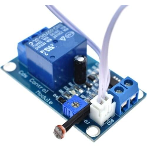 5V 12V Light Control Switch Photoresistor Relay Module Detection Sensor 10A brightness Automatic Control Module XH-M131