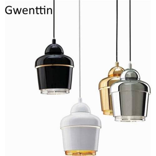Bell Pendant Light Nordic Modern Gold Lighting Fixture for Dining Room Kitchen Loft Industrial Hanging Lamp Home Decor Luminaire