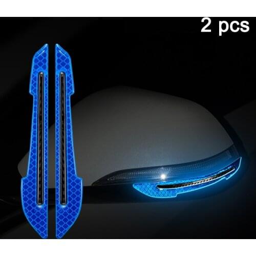 Car Precut Reflective Marking Tape Strip Stickers Car wheel eyebrow RearView Mirror Anti-Collision Safety-Warning Sign Decals