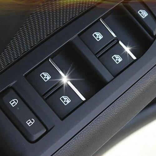 SBTMY Car styling ABS 7PCS/SET Car window lift buttons decorate sequins For Chevrolet Trax car accessories