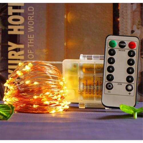 LED Christmas Lights String Heart LED Lights New Year Holiday Home Party Living Room Garland Decoration