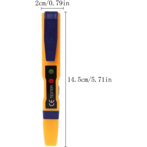 LED Light AC Electric Voltage Tester Volt Alert Pen Detector Sensor 90~1000V E7CA