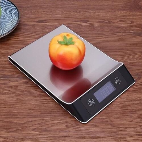5kg/10kg/15kgX1g Stainless Steel Digital Food Scale Electronic Scale Kitchen Weight Scale For Home Cooking Baking Weighing Tool