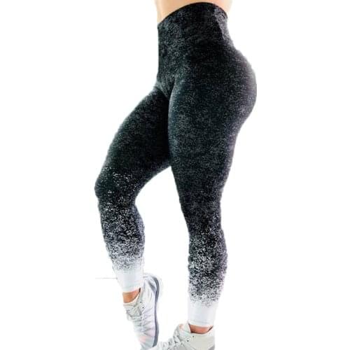 Ogilvy Mather 2020 Printed Slim Fitness Leggings Women Compression Push Up Leggins Clothing Workout Printing Patchwork Trousers