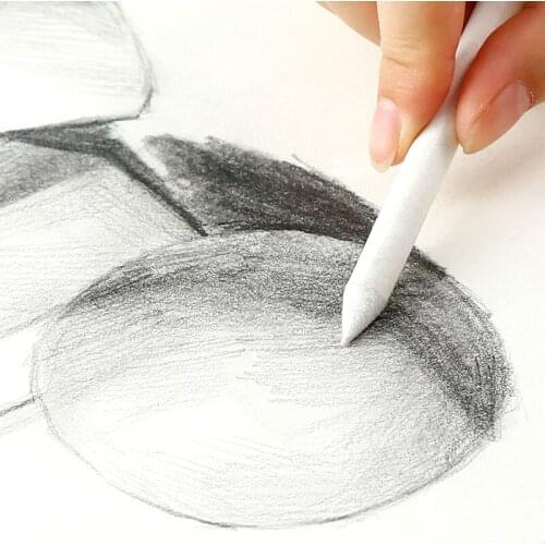 6Pcs/set Blending Smudge Stump Stick Tortillon Sketch Art White Drawing Pen Tool Rice Paper