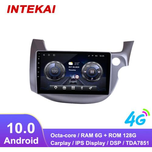 10.1"Android 10.0 Car Radio GPS Navigation Autoradio Multimedia Player for Honda Fit Jazz RHD 2008 2013 Head Unit Stereo