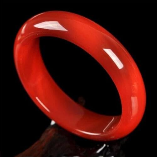 Natural handcarved red agate bangle bracelets women jewelry bracelet ruby