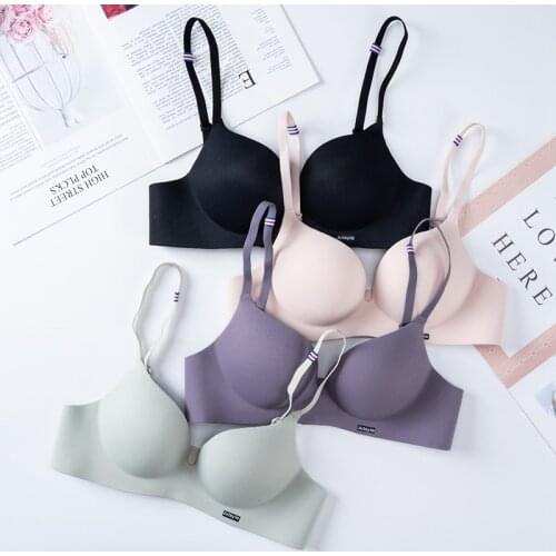Women Bra Soft Wireless Bras Women Sexy Lingerie Fashion Adjusted Seamless Bralette Female A B Cup Push Up Underwear