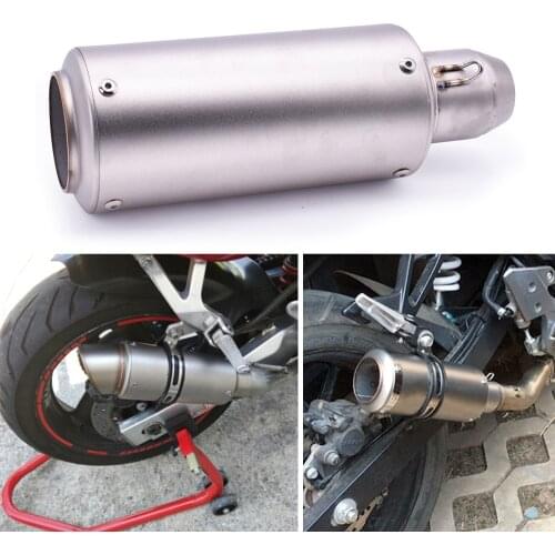 For Honda CBR1100XX CBR300F CBR300FA CBR500R CBR500F Universal 51mm 61mm modified motorcycle exhaust pipe with DB Killer