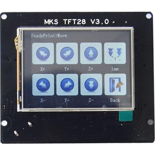 3d printer elements MKS TFT28 V3.0 touch screen for RepRap controller panel colorful display SainSmart splash screen lcd Monitor