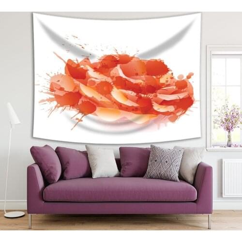 Tapestry Rose Blossom Romantic Summer Flower Garden Creative Home Decorating Artwork Red White