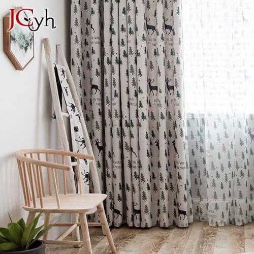 JCYH Linen Curtains For Windows