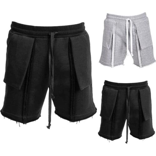 Short Pants Gym Sports Shorts Casual Skin-friendly Knee-length Trendy Men Sport Shorts for Basketball Playing Gym Beach Shorts